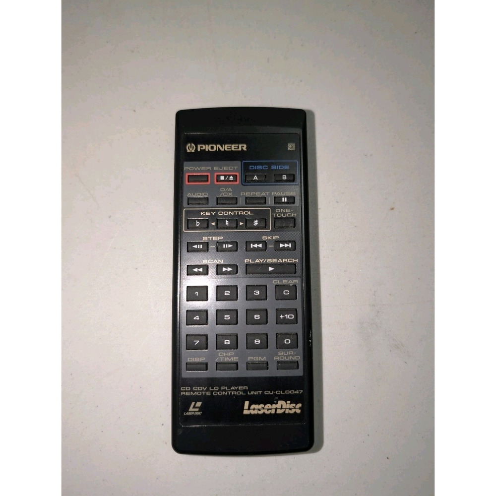 Original Pioneer Laser Disc Player Remote Control CU-CLD046 Tested Great OEM